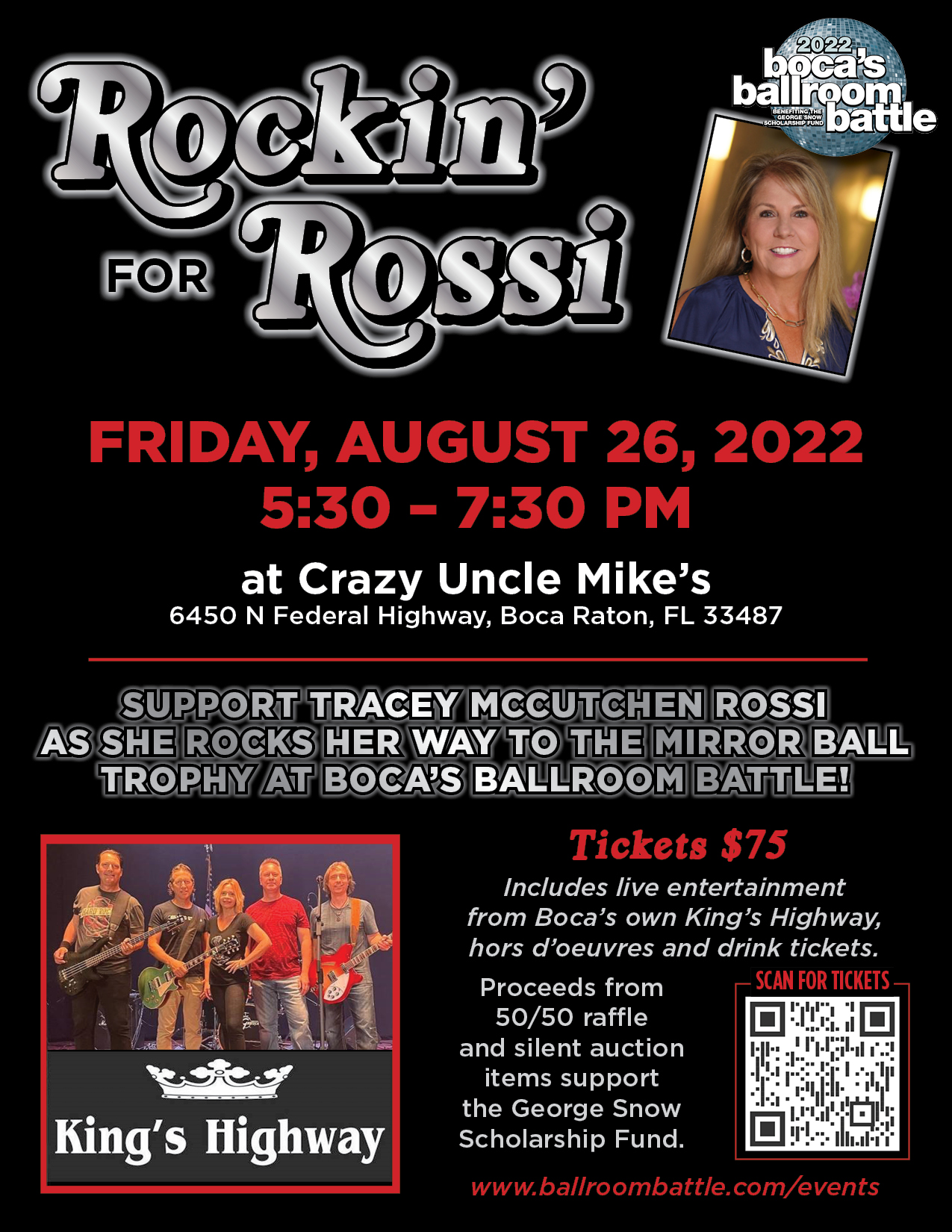 Rossi Event Flyer