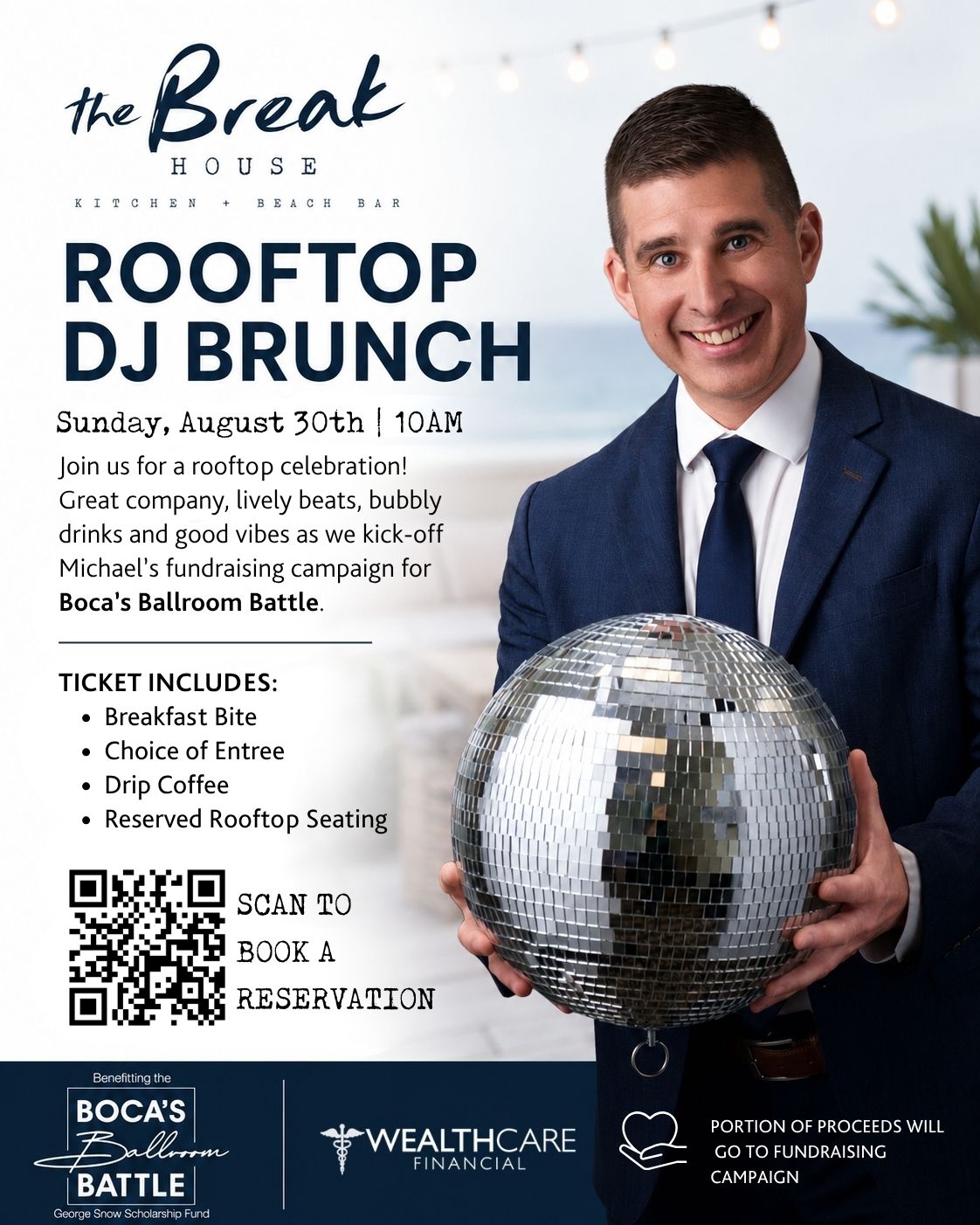Join Michael for a Rooftop DJ Brunch at The Break House