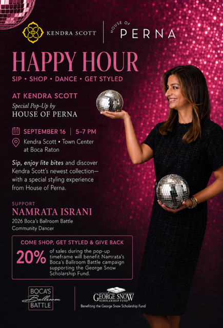 Namrata - Kendra + Perna Event Flyer